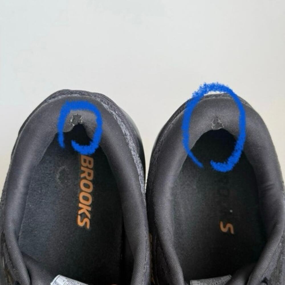 Brooks Adrenaline GTS 24 Black/Ebony/Burnt Sienna Men Running Sneakers- SZ 13 - Picture 6 of 13